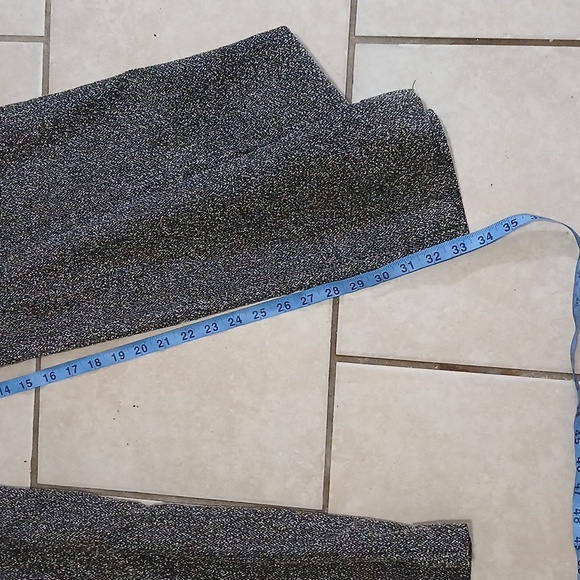 FREE PEOPLE Womens Size 8 Black and White Tweed Wide Leg Trousers - Picture 7 of 7